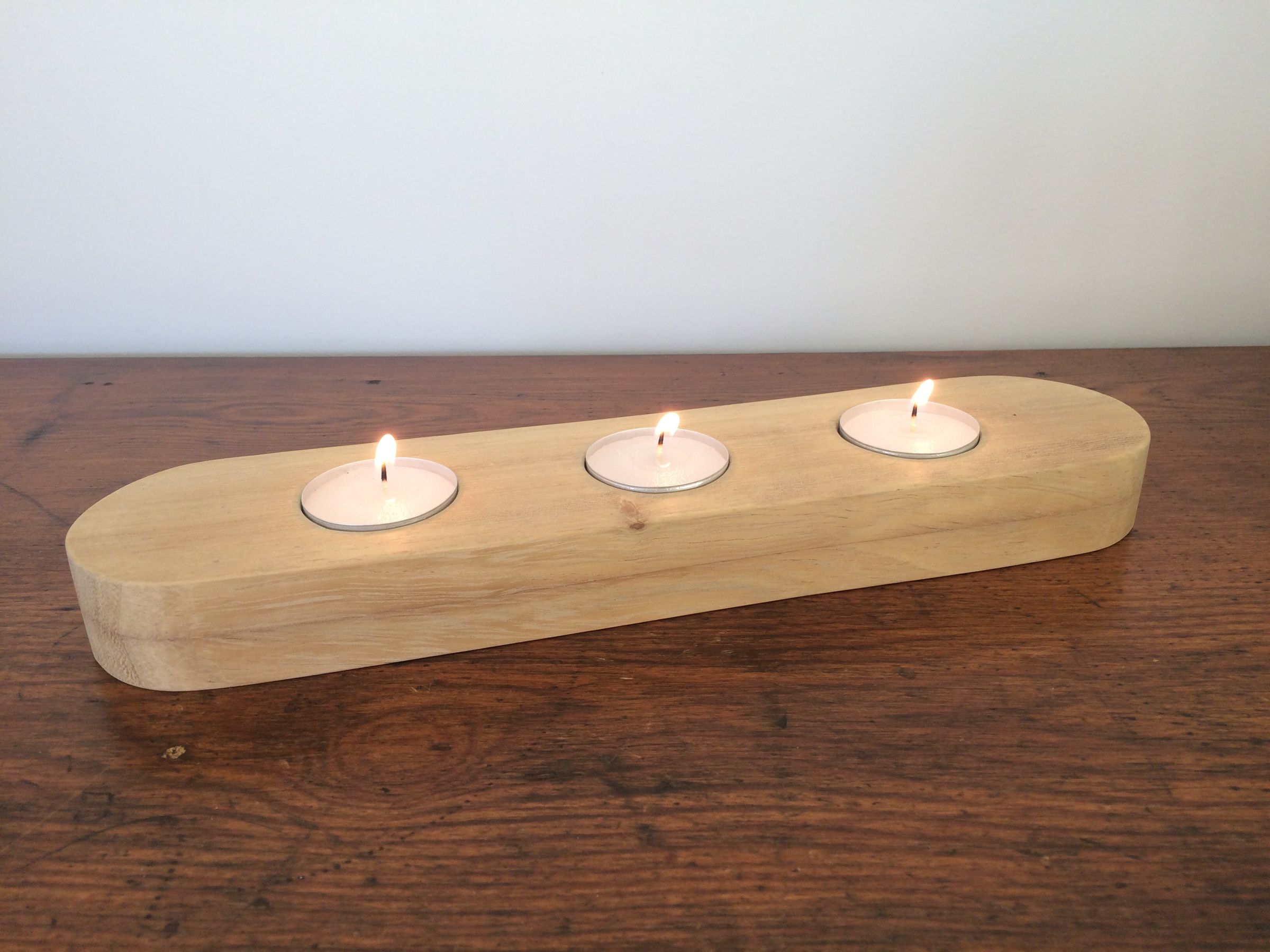 Wooden Candle Holder