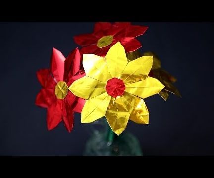 Origami Daisy Flower (DIY Valentine's Day Easy Gift Idea)!