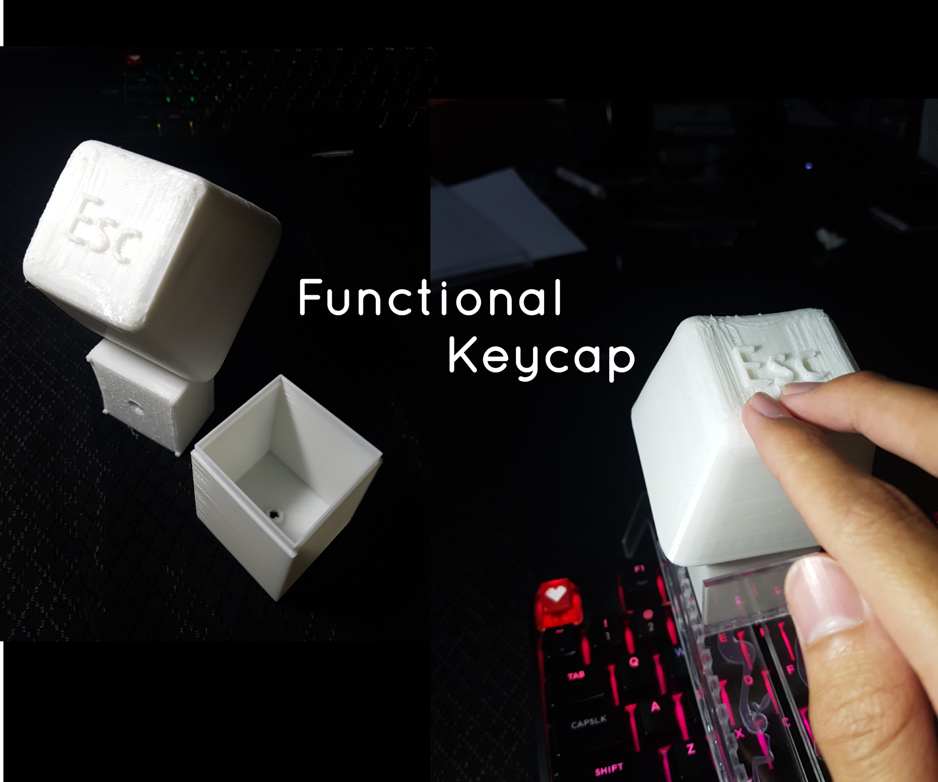 Functional Keycap Container