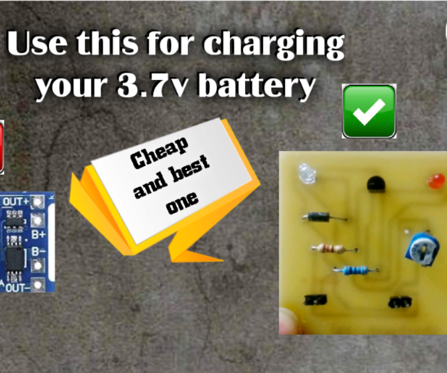 How to Make 3.7v Battery Charge Protect Circuit