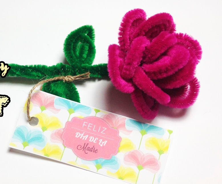 Pipe Cleaner Flower - Mother's Day Craft 