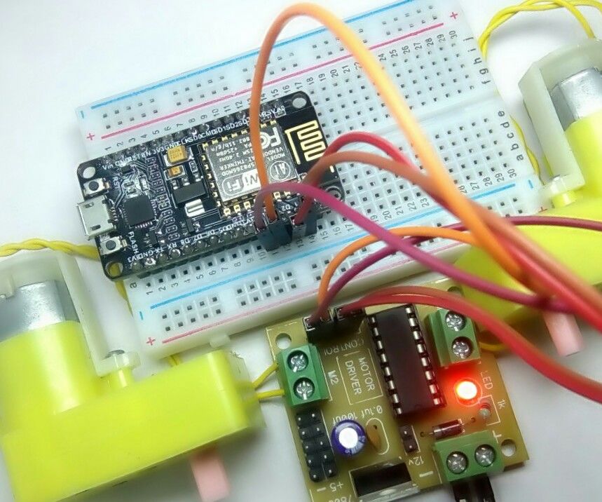 Get Started With L293D Using NodeMCU