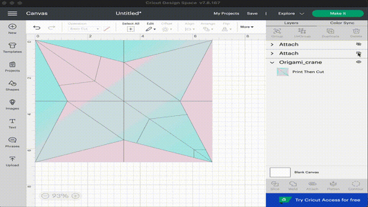 Add Score Lines in Cricut Design Studio