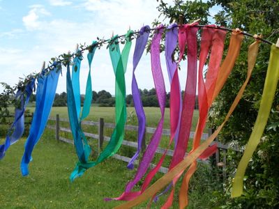 Silk Rainbow Ribbons