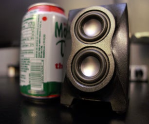 *Tiny* High-Fidelity Desktop Speakers (3D Printed)