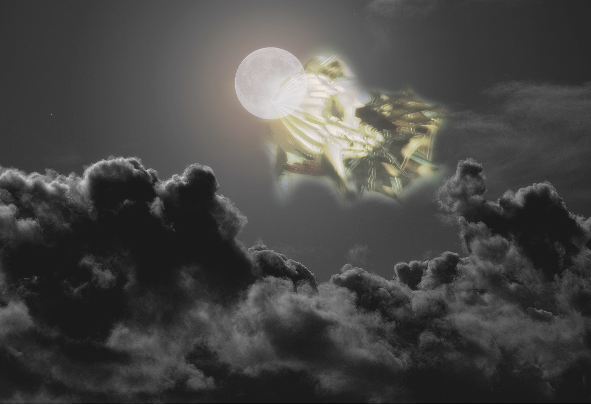 Ghost Airship Photo Manipulation in GIMP