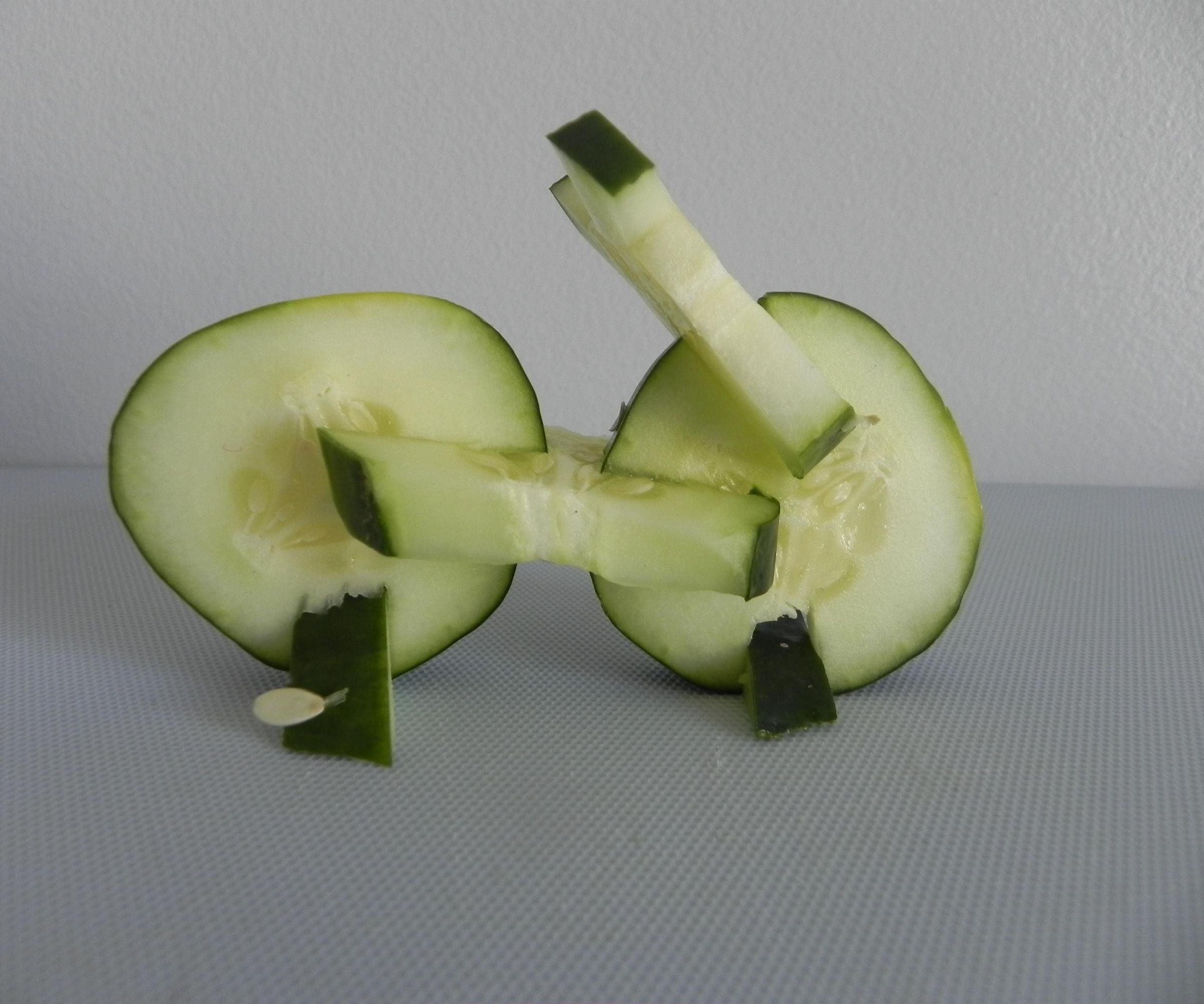 Cucumber Sculpture: Bicycle