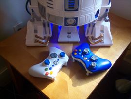 Console PlayStation 1 Custom – Édition Star Wars R2D2 – Bon état