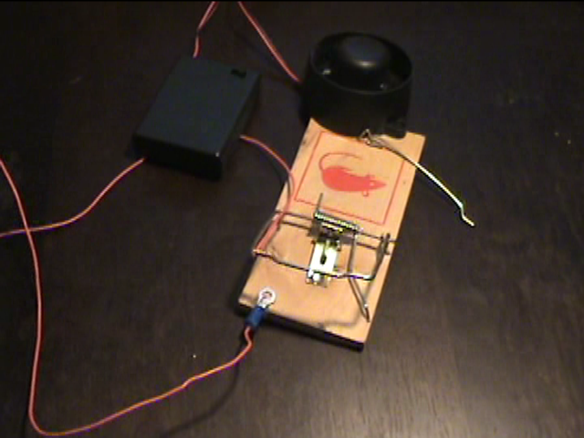 HomeMade Rat Trap Alarm System!!!