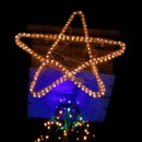 Intro:  DIY Lighted Star ~ From 5 Coat Hangers & a Rope Light
