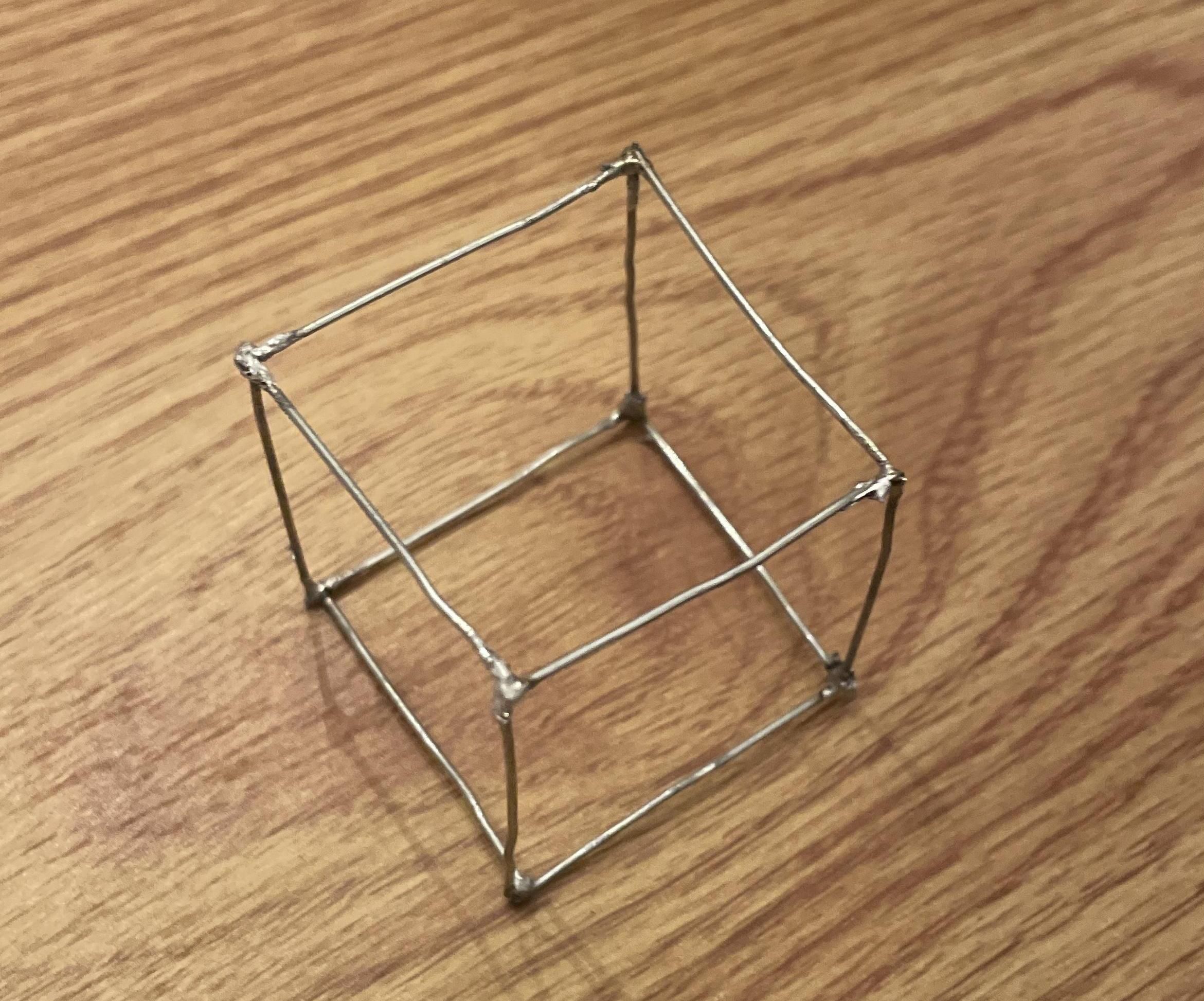 Paperclip Cube