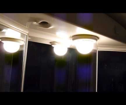 Motion Detector Activated Vanity Light