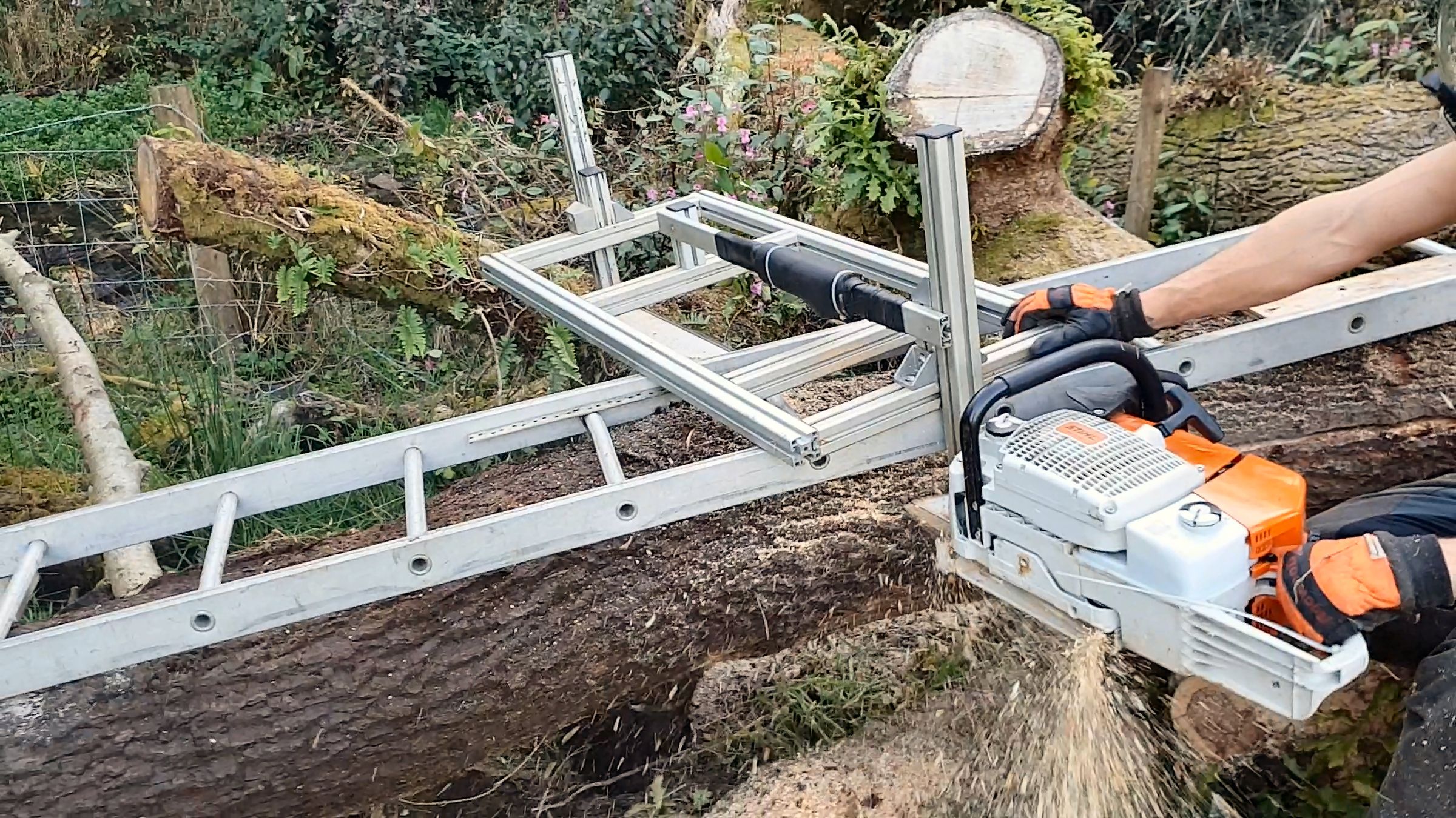 Rustic Garden Bench With Chainsaw : 24 Steps (with Pictures) - Instructables