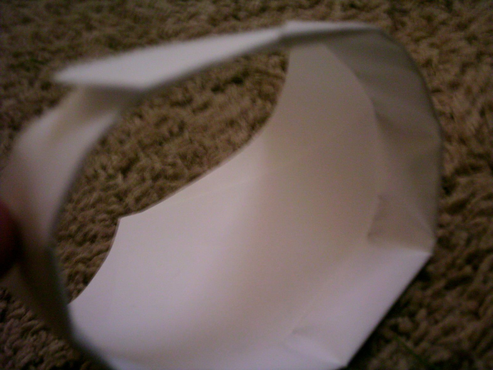 gliding paper Pope hat