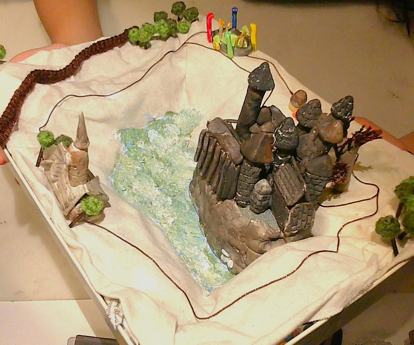 Map of Hogwarts Diorama