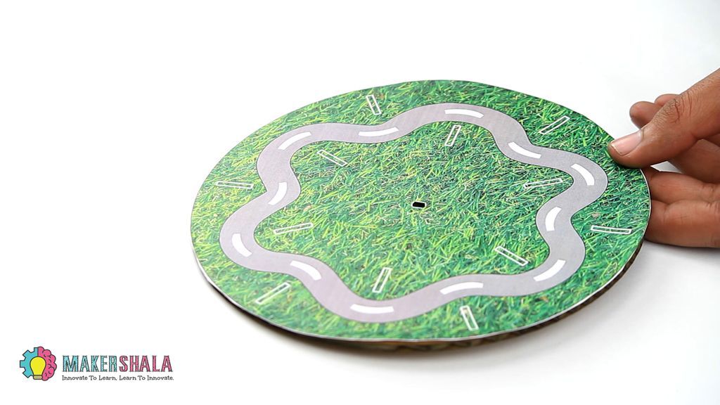 Take the Big Disc and Paste the Small Buildings on It at the Position. See Below for Reference.