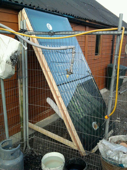 Beer Can Solar Space Heater