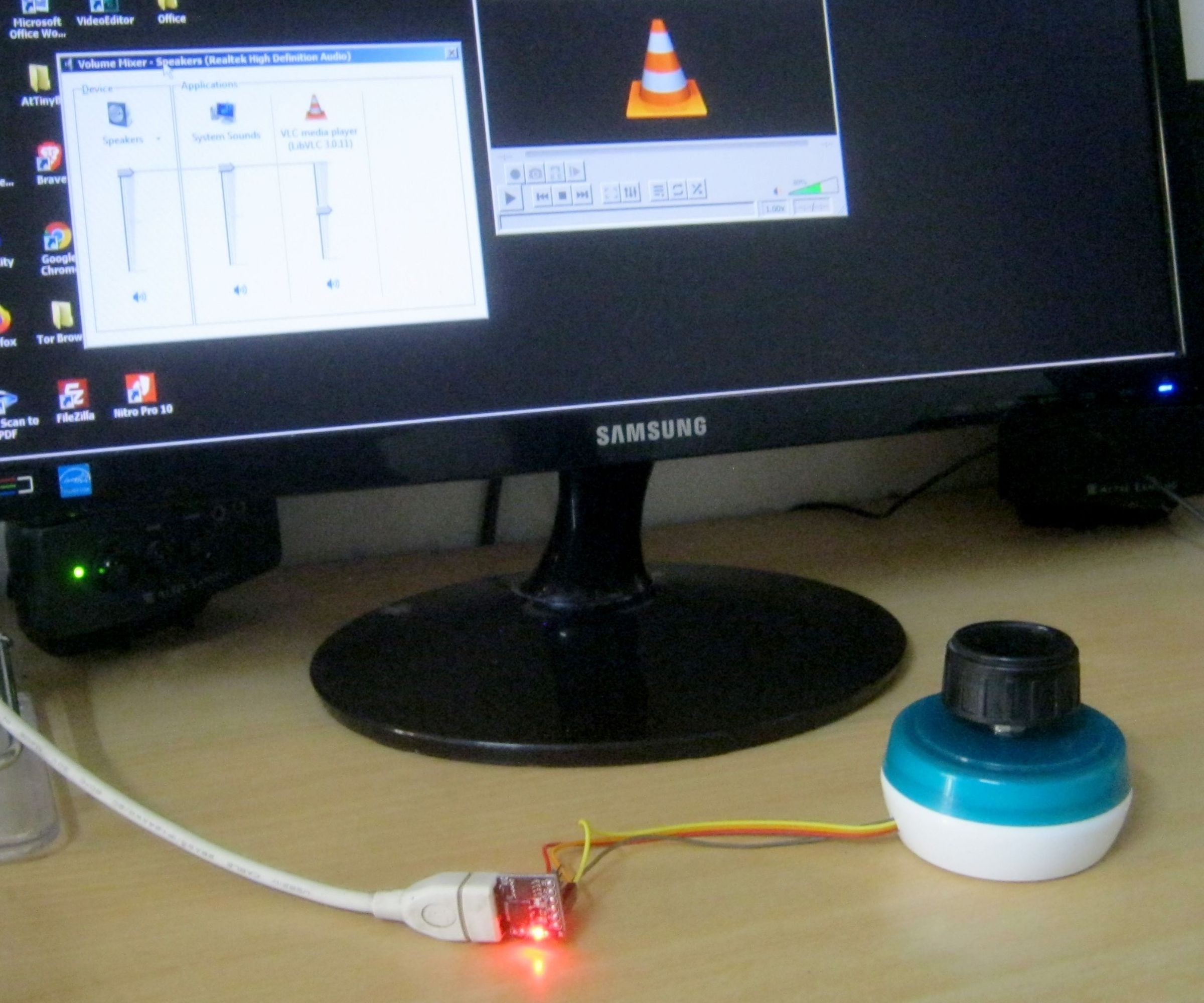 USB Volume Knob Using DigiSpark and Rotary Encoder