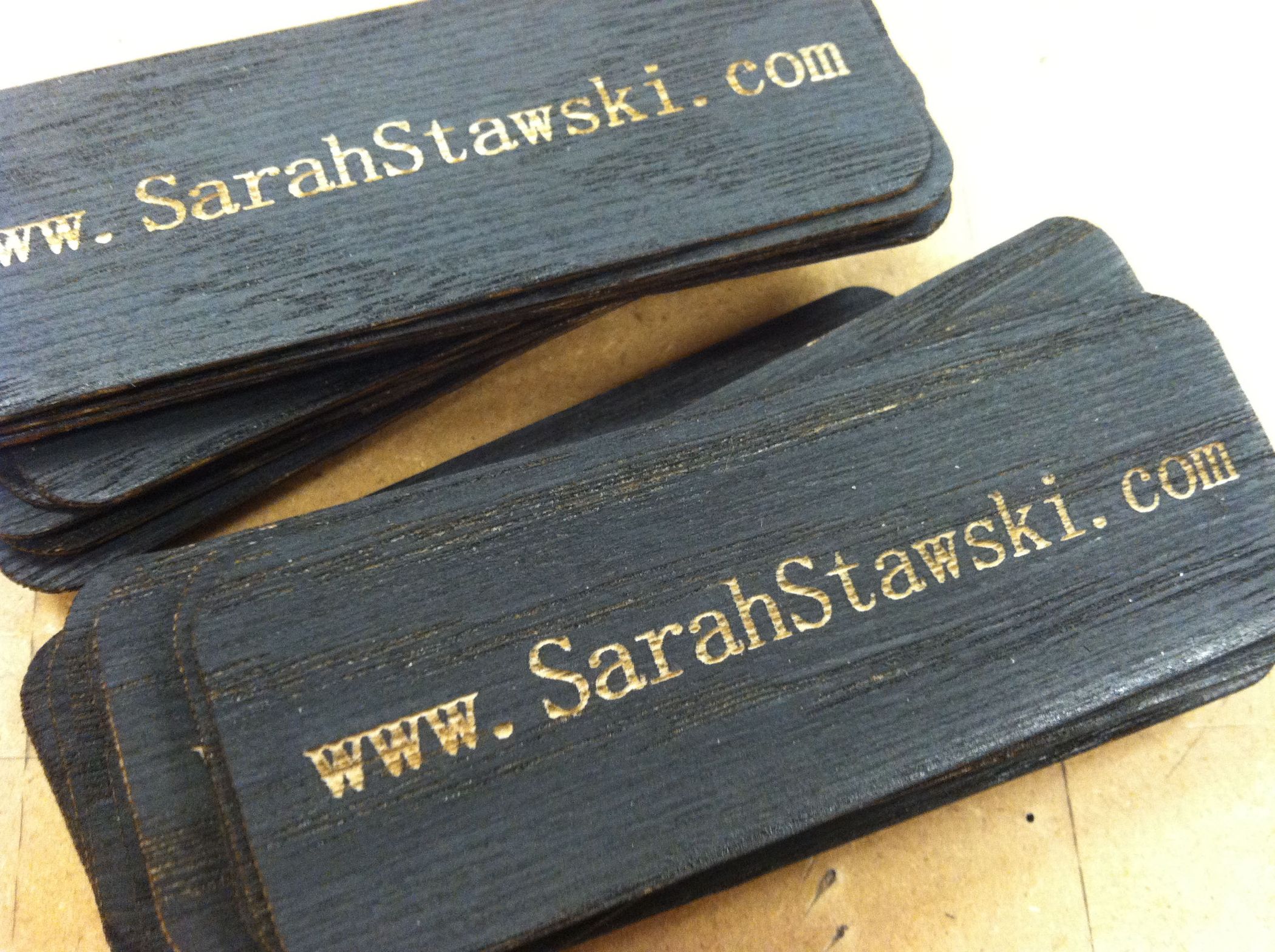 Wood Veneer Business Cards Instructables