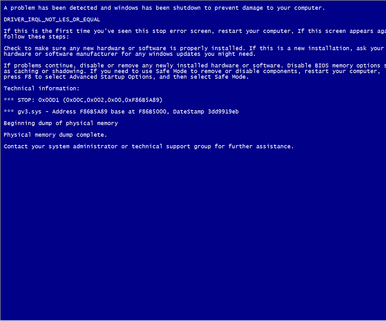[Batch Code] FAKE Blue Screen of Death