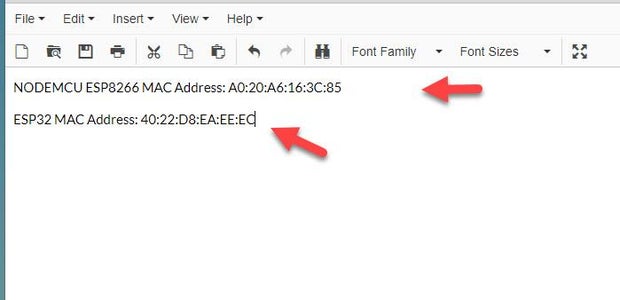 Getting the MAC Address