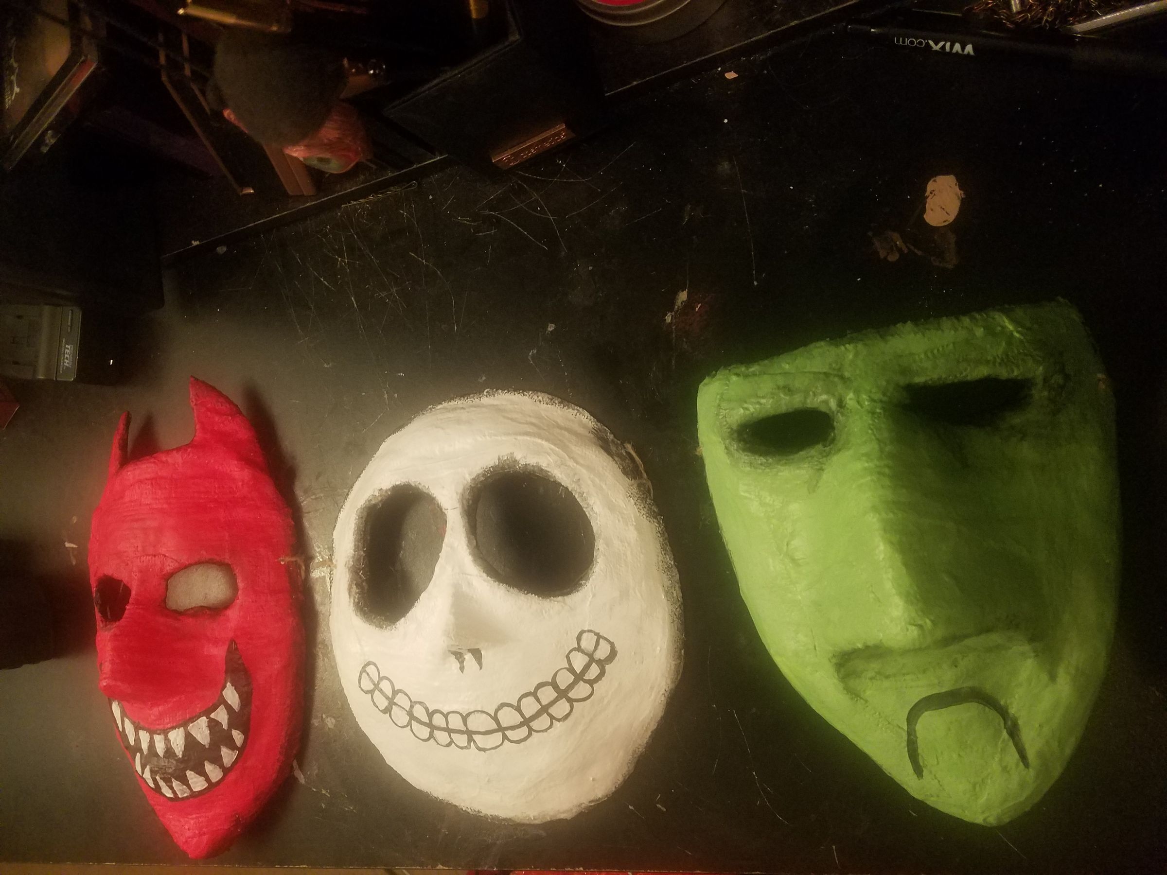 The Nightmare Before Christmas Lock, Shock and Barrel Masks 3 Steps