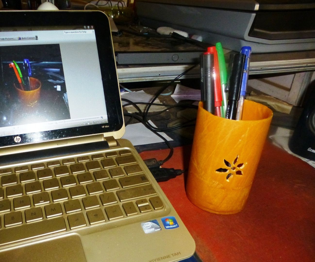 Cast a Pen Holder From Wax