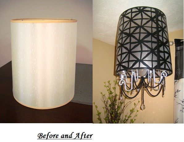 DIY Lampshade Chandelier