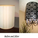 DIY Lampshade Chandelier