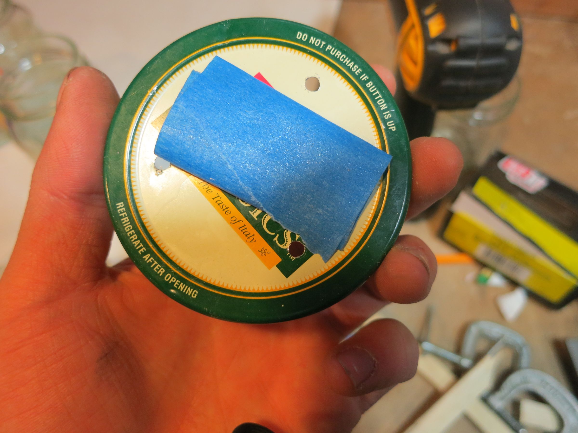 Workbench Undershelf Jar Storage 4 Steps Instructables