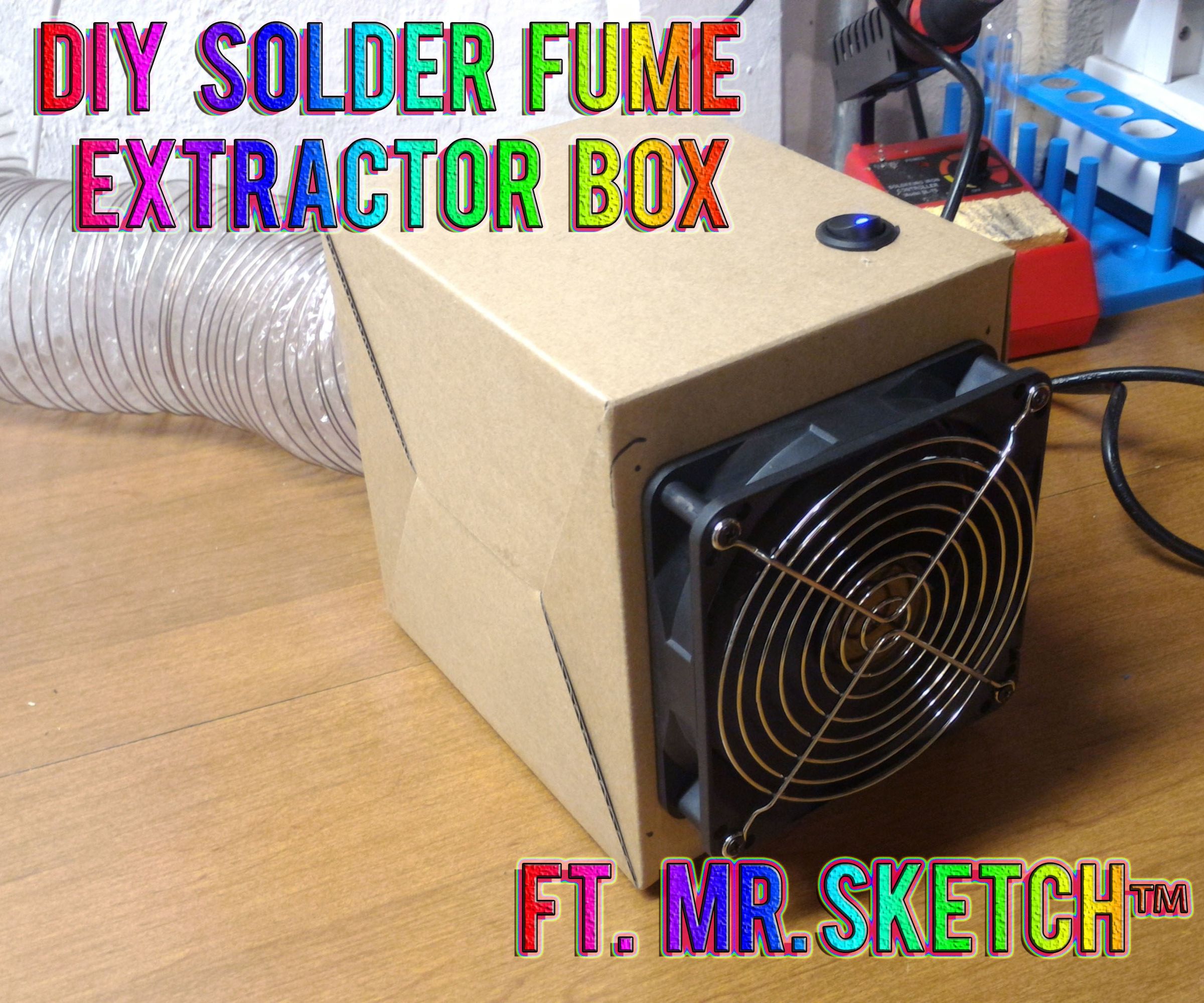 DIY Solder Fume Extractor Box