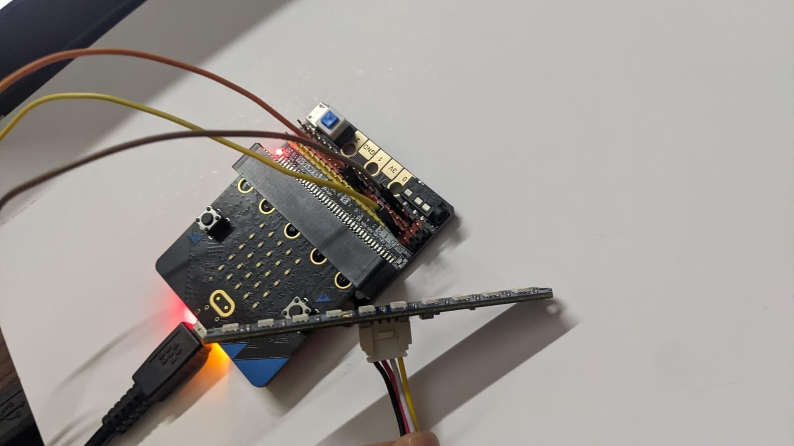 Voice-Controlled NeoPixel Lights With Micro:Bit AI