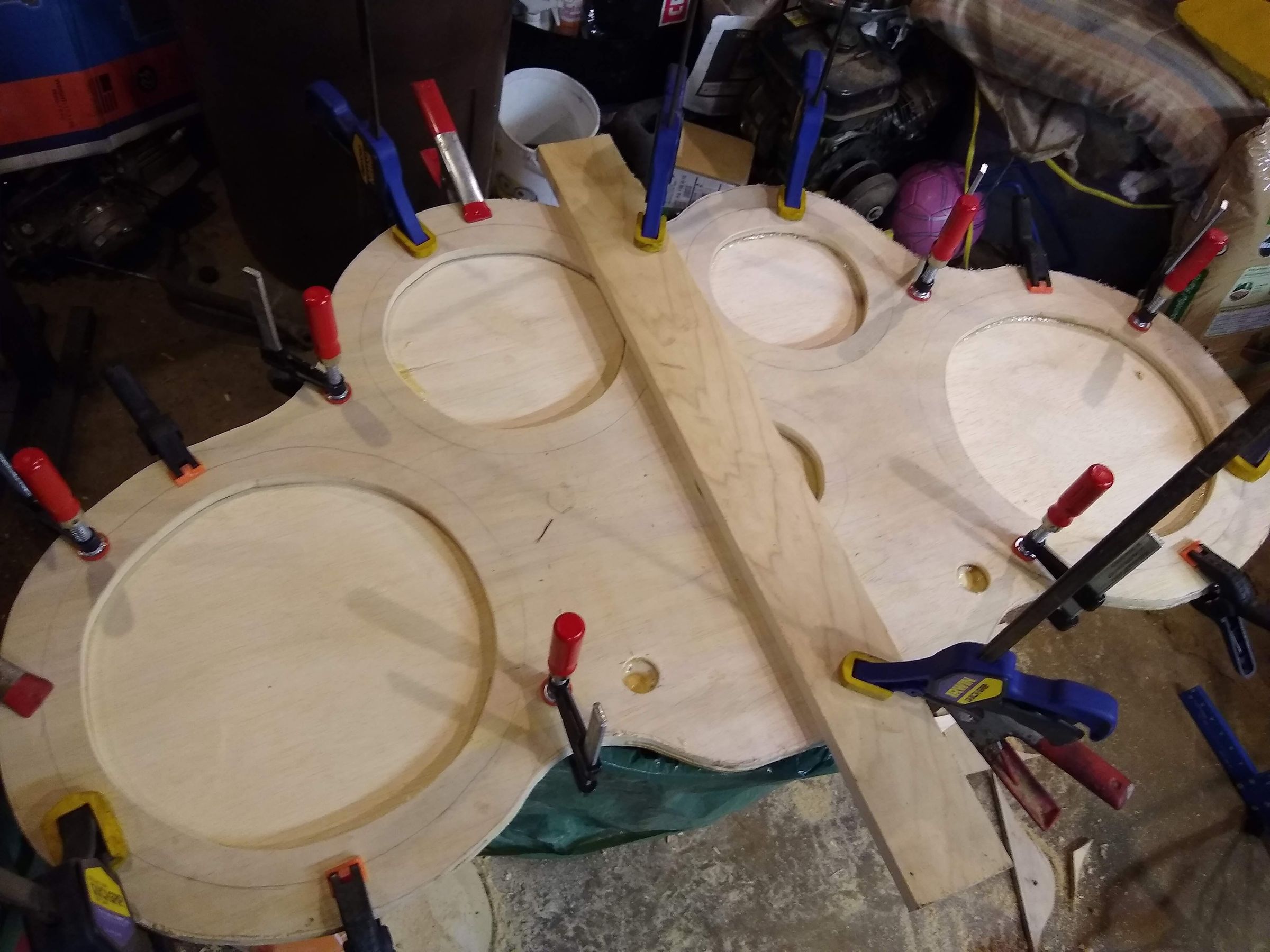 Homemade Marching Band Quints "Practice Pad" 9 Steps (with Pictures