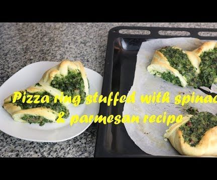 Pizza Ring Stuffed With Spinach & Parmesan Recipe
