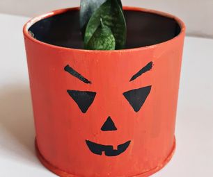 Halloween Pumpkin Planter