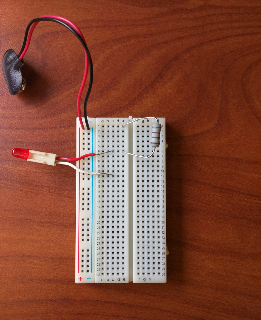 Simple LED Circuit : 7 Steps (with Pictures) Circuit Diagram
