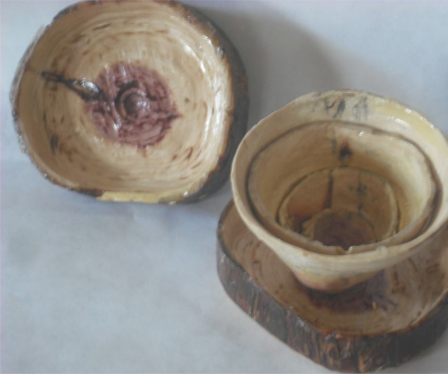 Collapsible Wood Cup