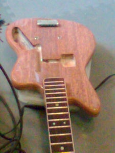 Resurrection of a 60`s Woolworths Teisco Audition Electric Guitar