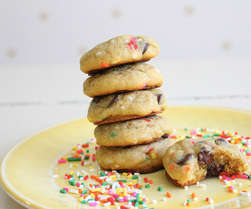 Chocolate Chip Sprinkle Cookies