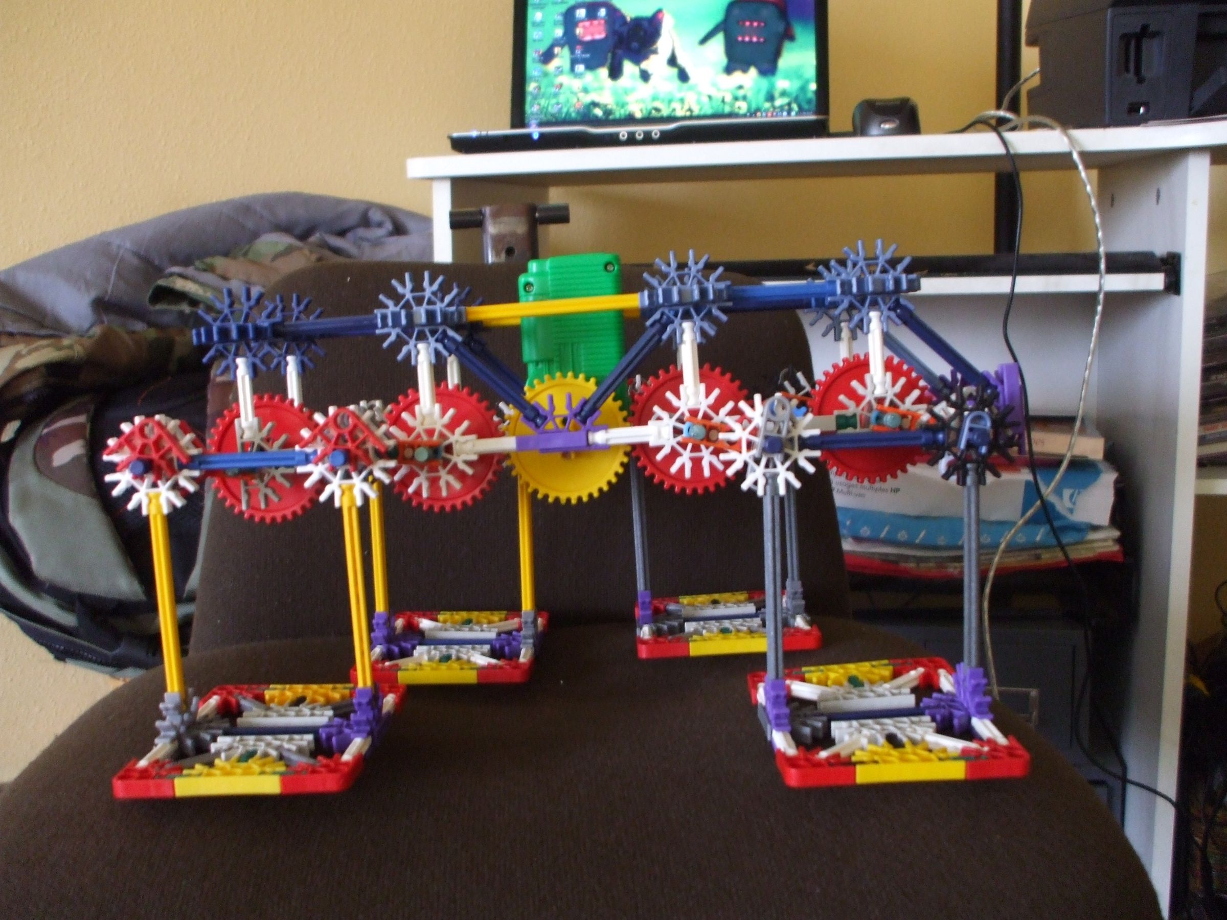 Knex walking machine(response to I_Am_Canadian's walker)