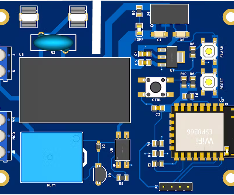 PCB Board Home Automation With ESP8266