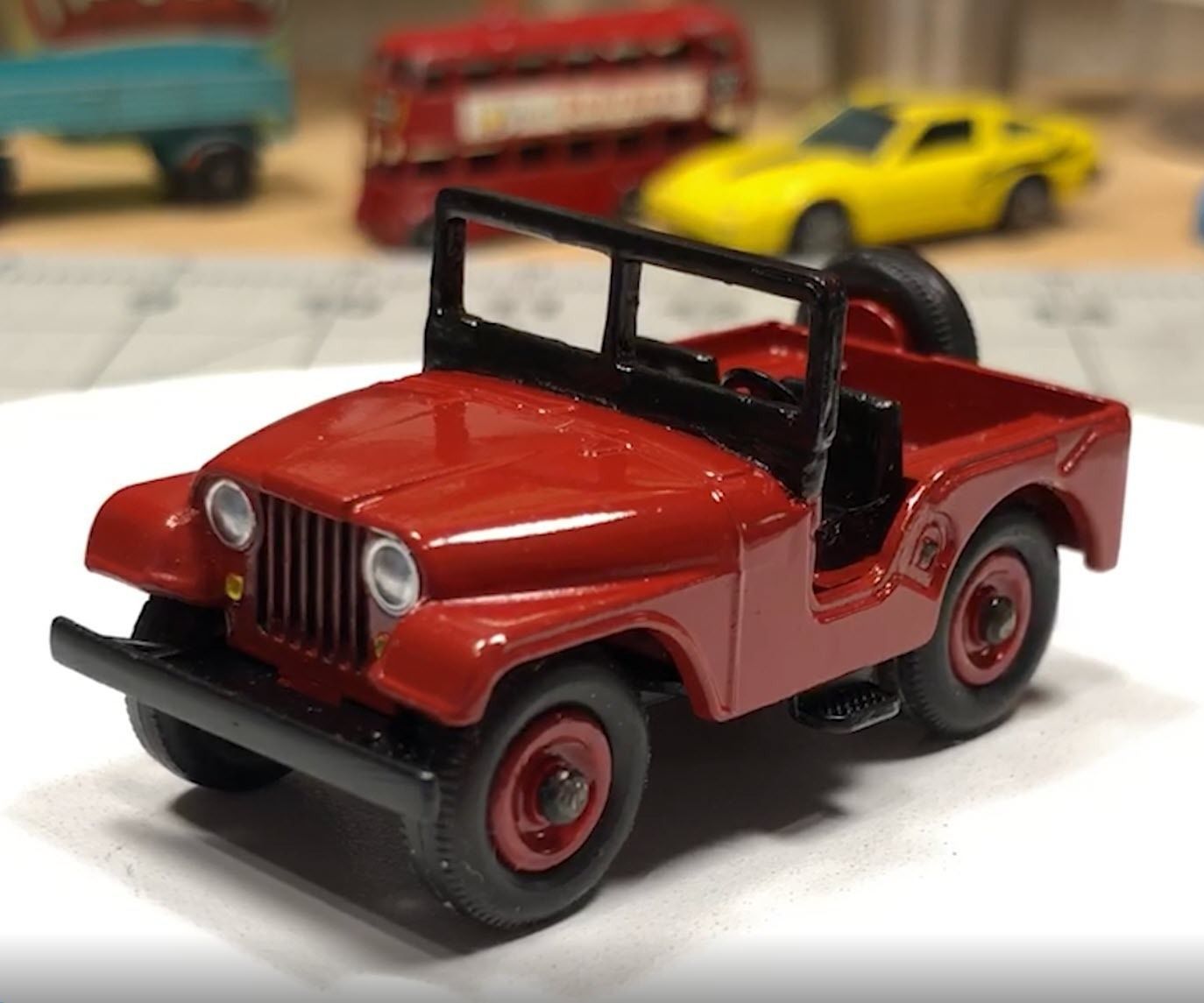 Matchbox Jeep Windshield Replacement