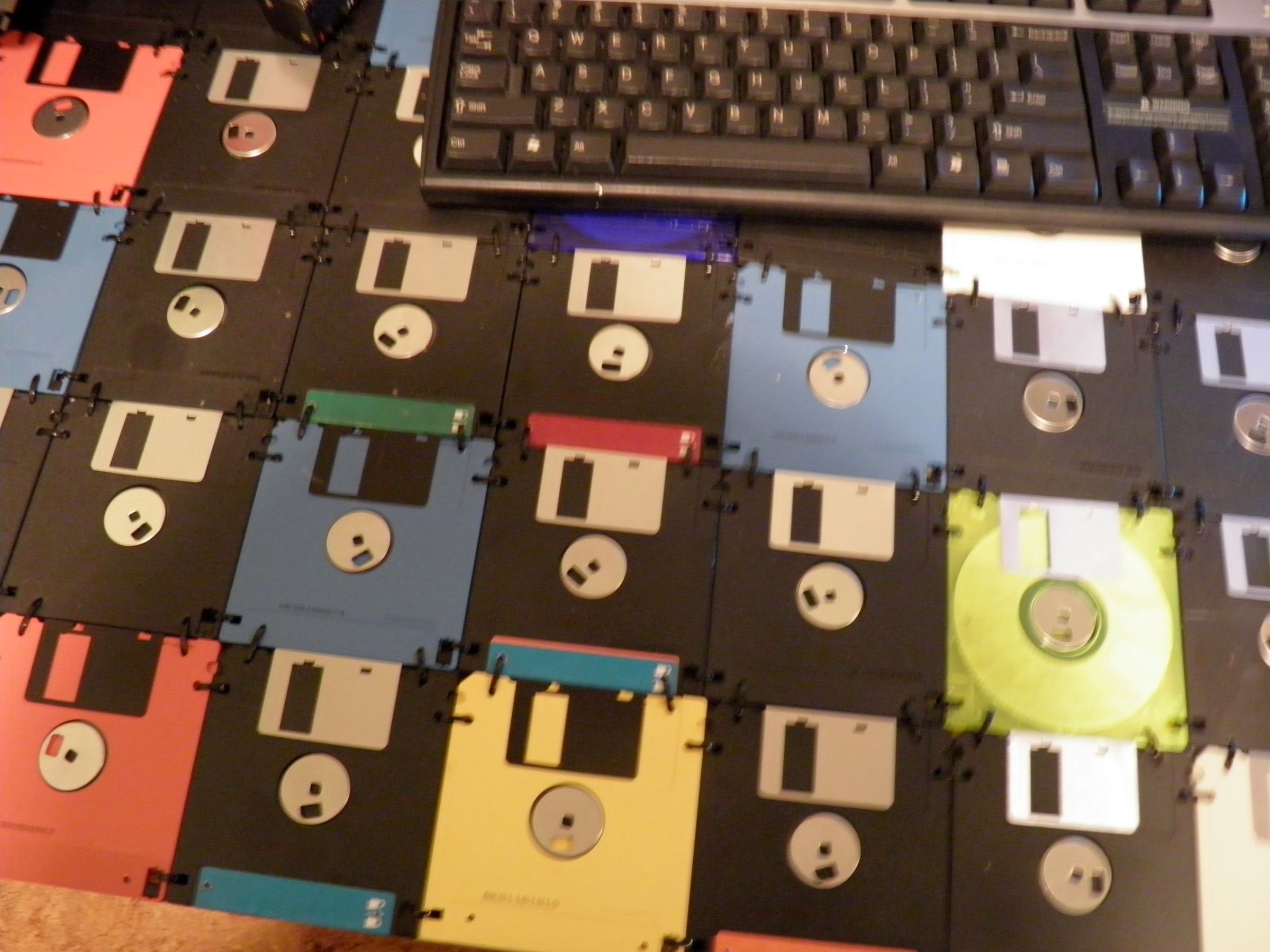 My Floppy Disk Table Cover (contest Entry) Instructables