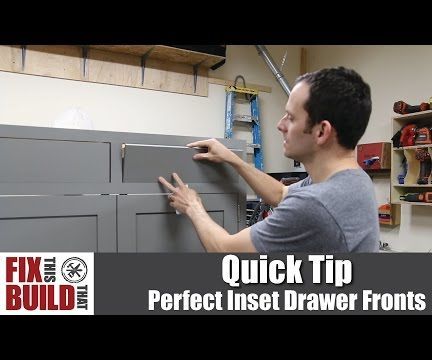 How to Get Perfect Inset Drawer Fronts