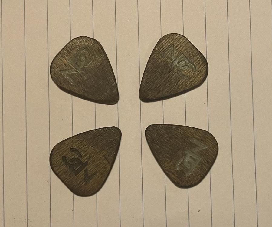 Wooden Guitar Picks