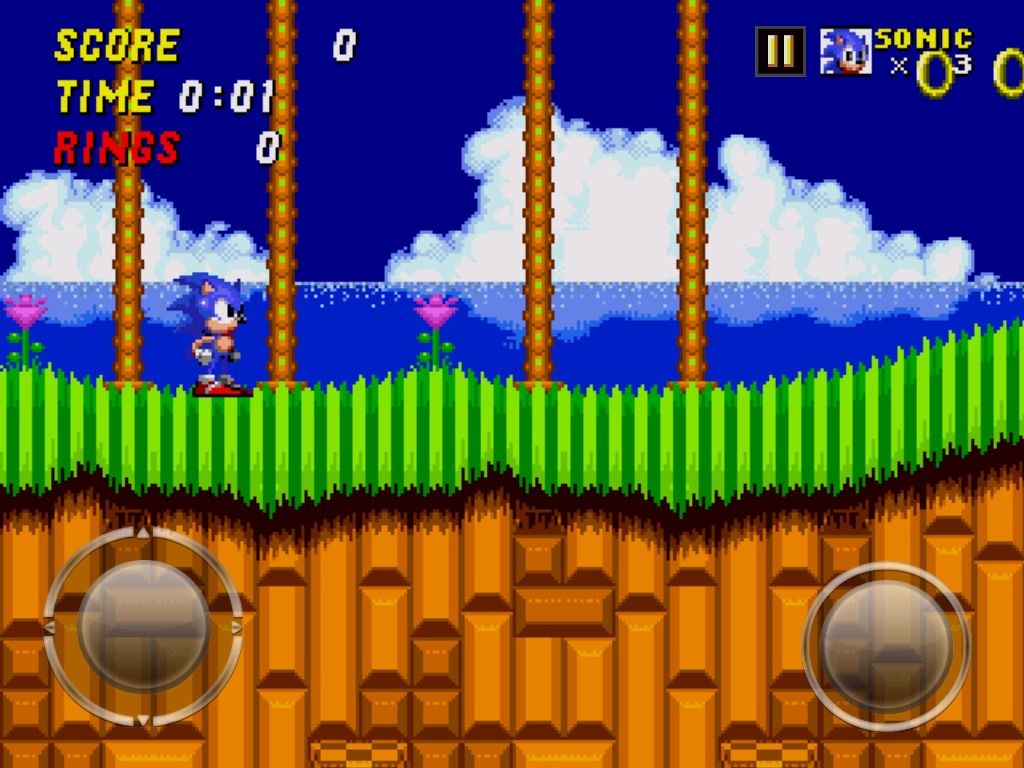 ソニック・ザ・ヘッジホッグ → 2013版|2013年 iOS/Android版『ソニック・ザ・ヘッジホッグ』|ゲーム画面例(比較組 4)