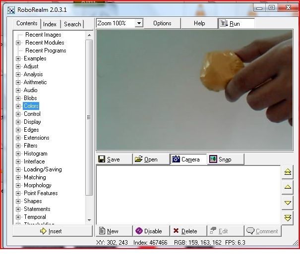 Ball Follower Using Vision Processing