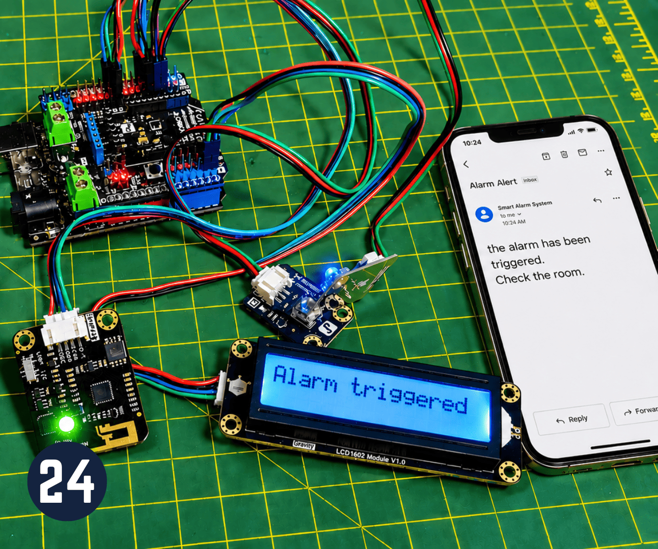 How to Build a Smart Alarm From Arduino That Sends Email Notifications - Lesson #24