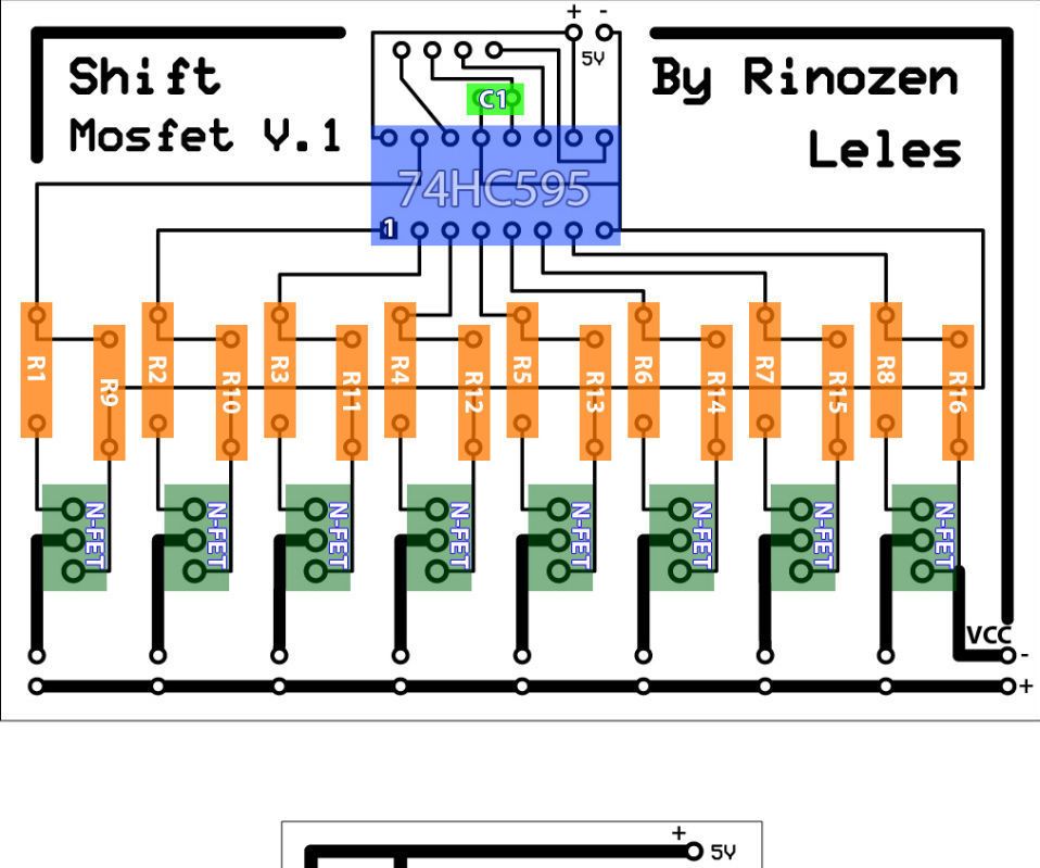 Shift Mosfet and H-Bridge for Arduino Question