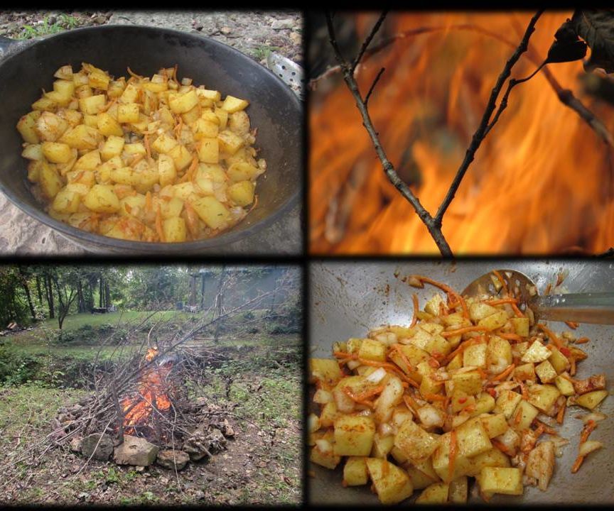 Build a Campfire and Cook a Delicious Meal  